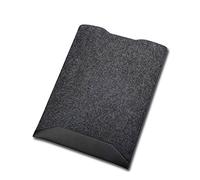 Filz&PU Leder Sleeve Case Hülle Tache Ultrabook Laptop Tasche für MacBook Air & MacBook Pro 13,3 Zoll/MacBook Pro Retina 13 Zoll Hülle mit Geschütztes Inneres und Externes Mousepad Schwarz