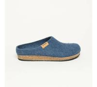 Filzclog 208 Stegmann aus 100% Schurwolle | Filzpantoffel Made in Tirol | Damen & herren Hausschuh Farbe jeans Größe 43 jeans 43