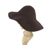 Filzhut Dreispitz oder großer Pilgerhut Braun