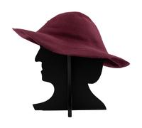 Filzhut Dreispitz oder großer Pilgerhut Burgund