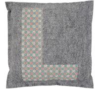 Filzkissen zum Besticken grau mit Alphabet 42x42cm