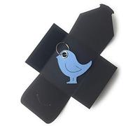 filzschneider Schlüsselanhänger aus Filz - Vogel/Tier - hell-blau - als besonderes Geschenk