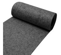 Filzstoff Meterware, 40X250CM Filz Meterware 3 mm Dick, Filzrolle Blau, Filzmatte Polyester, Filzmatten zum Zuschneiden für DIY Basteln Nähen Stickfilz Schutz Katze Dekorationfilz (Dunkelgrau)