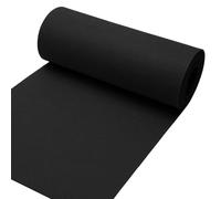 Filzstoff Meterware, 40X250CM Filz Meterware 3 mm Dick, Filzrolle Blau, Filzmatte Polyester, Filzmatten zum Zuschneiden für DIY Basteln Nähen Stickfilz Schutz Katze Dekorationfilz (Schwarz)