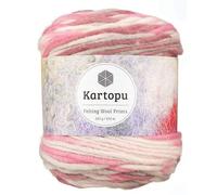 Filzwolle 100gr Knaul,uni+Color,100m Lauflänge, 100% Schurwolle, Mengen und Farbe frei wählbar (3156 rosa color)