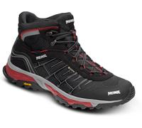 Meindl - Wanderschuhe GORE-TEX - Finale Mid GTX Black/Red für Herren - Größe 10 UK - schwarz schwarz 10 UK