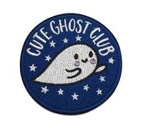 Finally Home Cute Ghost Club Patch zum Aufbügeln | Geist Gespenst Patches, Bügelflicken, Flicken, Aufnäher