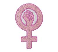 Finally Home Feminismus Zeichen Patch zum Aufbügeln - Feminism Aufnäher | Kleines Motiv für Frauen: Feminist Statement, Girl, Feministin & Frauen. Als Bügelbild für Jeansjacke & Beutel.