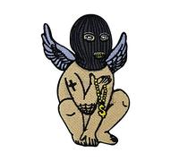 Finally Home Gangster Engel mit Skimaske Patch zum Aufbügeln | Hip Hop Patches, Tattoo Bügelflicken, Flicken, Aufnäher