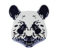 Finally Home Großer Panda Kopf Patch zum Aufbügeln | Pandabär Patches, Bär Bügelflicken, Tiere Bären Flicken, Aufnäher für Kinder und Erwachsene