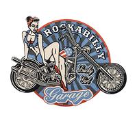 Finally Home Großer Retro Rockabilly 80er Biker Patch zum Aufbügeln | Vintage Motorrad Kutte Patches, Usa Amerika Rückenaufnäher, Motorradjacke Rückenpatch, Old School Aufnäher für Lederwesten