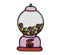 Finally Home Kleiner Süßigkeiten Spender Patch zum Aufbügeln | Retro Bonbon Patches, Old School Bügelbild, Vintage Aufnäher