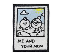 Finally Home Klett Patch - Me and Your Mom | Klett Patch lustig, Retro Patches, Deine Mutter Aufnäher, Witziges Abzeichen, Old School Spruch Badge, Vintage Flicken