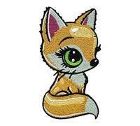 Finally Home Patch zum Aufbügeln & Aufnähen - Baby Fuchs | Fox Patches Bügelbild Tier Aufbügler Kinder Aufnäher Flicken Bügelpatch