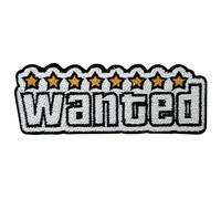 Finally Home Patch zum Aufbügeln - Wanted | Vintage Patches, Retro Gamer Aufbügler, Old School Gaming Flicken, Controller Bügelpatch, GTA Aufnäher