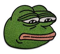 Finally Home Pepe der Frosch Meme Traurig Patch zum Aufbügeln | Patches, Bügelflicken, Flicken, Aufnäher