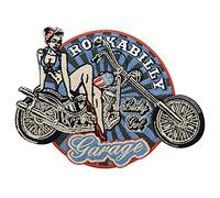Finally Home Retro Rockabilly 80er Biker Patch zum Aufbügeln | Vintage Motorrad Kutte Patches, Usa Amerika Rückenaufnäher, Motorradjacke Rückenpatch, Old School Aufnäher für Lederwesten