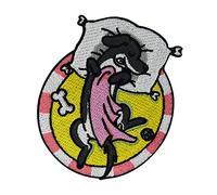 Finally Home Schlafender Hund Patch zum Aufbügeln & Aufnähen | Hunde Patches zum Nähen, Kinder Bügelbild, Dog Aufbügler, Tier Aufnäher