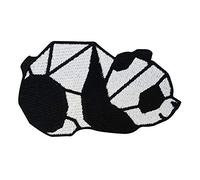 Finally Home Süßer schlafender Panda Patch zum Aufbügeln | Pandabär Patches, Bären Bügelflicken, Tier Flicken, Aufnäher für Babys, Kinder und Erwachsene