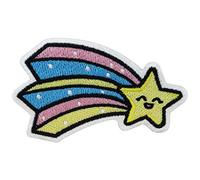 Finally Home Süßer Sternschnuppe Patch zum Aufbügeln | Stern Patches, Sterne Bügelflicken, Jeansjacke Flicken, Aufnäher