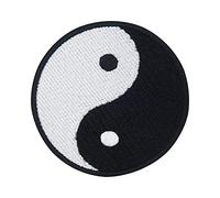 Finally Home Yin und Yang Patch zum Aufbügeln - Buddhismus Yoga Aufnäher | Yin und Yang Aufbügler: Japanisch, Zen, Boho, Retro & Chinesisch. Als Vintage Bügelbild für Jeansjacke & Tasche.