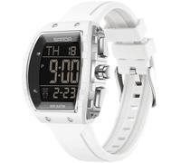 findtime Armbanduhr Herren Digital Sportuhr Militär Quadratische Digitaluhr Herren Senioren Große Zahlen Eckige Herrenuhr mit Coutdown Dualzeit Stoppuhr 5ATM Wasserdicht Outdoor