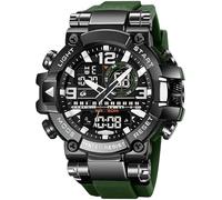 findtime Armbanduhr Herren Groß Sportlich Digitaluhr wasserdichte Robuste Outdoor Uhr für Männer Jungen Jugendliche Sportuhren LED Alarm Doppelzeit