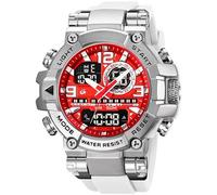 findtime Armbanduhr Herren Groß Sportlich Digitaluhr wasserdichte Robuste Outdoor Uhr für Männer Jungen Jugendliche Sportuhren LED Alarm Doppelzeit