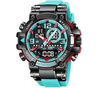 findtime Armbanduhr Herren Groß Sportlich Digitaluhr wasserdichte Robuste Outdoor Uhr für Männer Jungen Jugendliche Sportuhren LED Alarm Doppelzeit