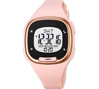 findtime Digitaluhr Damen Armanduhr elektronische Sportuhr 5ATM wasserdichte Countdown Stoppuhr Quarzuhr für Frauen Mädchen Jungen Rosa