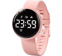 findtime Kinder Schrittzähler Fitnessuhr ohne App und Handy Digital Uhr Kinder Sportuhr mit Kalorien Distanz 3 Wecker Digitale Armbanduhr für Jungen Mädchen Fitnesstracker Armband Laufuhr Stoppuhr