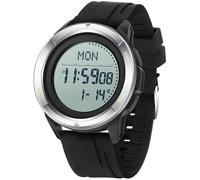 findtime Kompass Digitale Militär Uhr für Herren Damen Gummi Armbanduhren mit Metronom Schrittzähler Duale Zeitzone Timer Stoppuhr 5ATM wasserdichte Digitaluhren