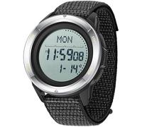 findtime Kompass Digitale Militär Uhr für Herren Damen Gummi Armbanduhren mit Metronom Schrittzähler Duale Zeitzone Timer Stoppuhr 5ATM wasserdichte Digitaluhren