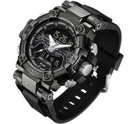 findtime Militär Herrenuhr Digitale Analoge Armbanduhr Herren Uhren mit Stoppuhr Wecker 12/24H Tactical Watch Große Sportuhr für Männer Jungen 5ATM wasserdichte Herrenarmbanduhren Outdoor