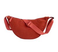 FINEASY Bauchtasche für Damen, Bauchtasche Cord Damen, Fanny Pack, Modische und Praktische Gürteltasche aus Weichem Cordstoff, Ideal für Reisen, Alltag und Festivals (Orange)