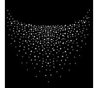 FINGERINSPIRE 2 Stück Strass Transfer Patches Zum Aufbügeln Kragenstile Glitzer Hotfix Strass Aufkleber 23.8x27.5cm DIY Basteltasche T Shirt Hut Kleidungsverzierung