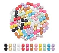 FINGERINSPIRE 48 Stück Mini Knebelknöpfe Aus Legierung 10mm 1 Loch Knebelknopf Aus Metallhorn 12 Farben Nähhorn Knebelknopf Winzige Knöpfe Aus Legierung Für Pullover Mäntel Jacken Kleidung Projekte