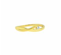 Fingerring ADELIA´S "Damenring 333 Gold ( 8K ) mit Zirkonia - Goldring" Gr. 54, gold, Fingerringe, Damen, 54, Gold, Fingerring, Goldring (59824755-54) gold