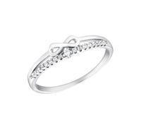 Amor Ring 2035634 – 925 Sterling Silber, Infinity mit Zirkonia (synth.) – Damen, Geschenkbox