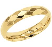 Fingerring AMOR "2037335/-37/-39/-40/-41/-42/-43/-44/-45" Gr. 68, gold (gelbgoldfarben), Fingerringe, Damen, 68, Edelstahl, Fingerring (86682301-68) gelbgoldfarben