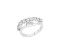 Fingerring AMOR Gr. 60, silberfarben, kristallweiß, Fingerringe, Damen, 60, Silber 925 (Sterlingsilber), 2,5mm, Fingerring, mit Zirkonia (synth.) (71927565-60) silberfarben, kristallweiß