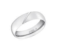 Amor Ring Edelstahl Unisex Damen Herren Ringe, Silber, Kommt in Schmuck Geschenk Box, 9763245