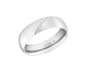 Fingerring AMOR "Klassisch" Gr. 62, silber (silberfarben), Fingerringe, Damen, 62, Edelstahl, Fingerring, Made in Germany (18714662-62) silberfarben