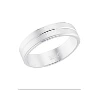 Fingerring AMOR "Uni Chic" Gr. 50, silber (silberfarben), Fingerringe, Damen, 50, Silber 925 (Sterlingsilber), 4mm, Fingerring (88775429-50) silberfarben