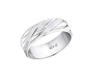 Fingerring AMOR "Verschlungen, 9027149-163-187-200-224-248-262-286-309-323" Gr. 66, silber, Fingerringe, Damen, 66, Silber 925 (Sterlingsilber), Fingerring (89142853-66) silber