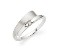 Fingerring BRUNO BANANI "Schmuck Geschenk Silber 925 Damenring" Gr. 53, silber (silberfarben, kristallweiß), Fingerringe, Damen, 53, Silber 925 (Sterlingsilber), 1,7mm, Fingerring, mit Zirkonia (synth