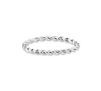 Fingerring BRUNO BANANI "Schmuck Geschenk Silber 925 Damenring" Gr. 56, silber (silberfarben), Fingerringe, Damen, 56, Silber 925 (Sterlingsilber), 1,85mm, Fingerring (40117344-56) silberfarben