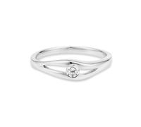 Fingerring BRUNO BANANI "Schmuck Geschenk Silber 925 Damenring" Gr. 56, silber (silberfarben, kristallweiß), Fingerringe, Damen, 56, Silber 925 (Sterlingsilber), 1,8mm, Fingerring, mit Zirkonia (synth