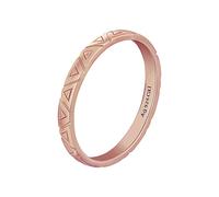 Fingerring CAÏ "925 Silber rosévergoldet Dreiecke Stacking" Gr. 16,5, rot, Fingerringe, Damen, 052 (16,6), Silber 925 (Sterlingsilber), Fingerring (51095331-16,5)