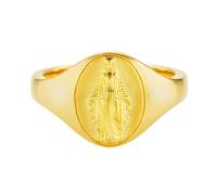 CAÏ Fingerring »925/- Silber vergoldet Madonna«, Ring